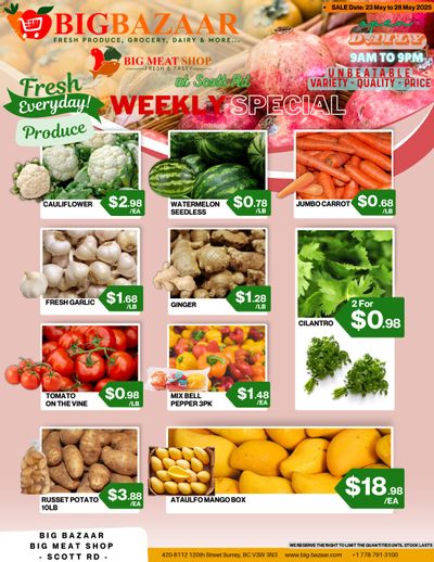 Big Bazaar Canada Flyer May 23 to 28