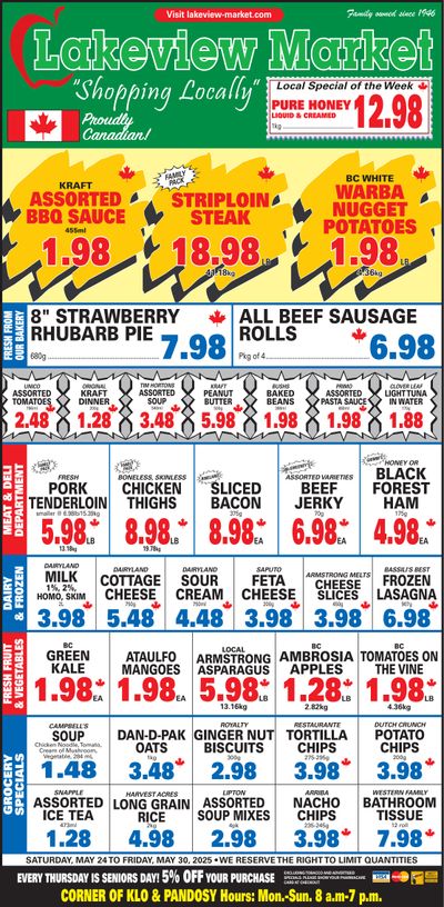 Lakeview Market Flyer May 24 to 30