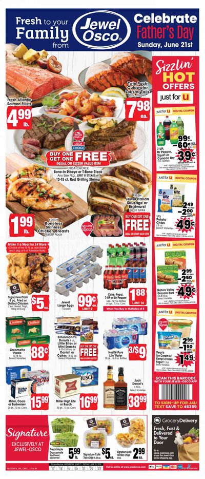 Jewel Osco Weekly Ad & Flyer June 17 to 23
