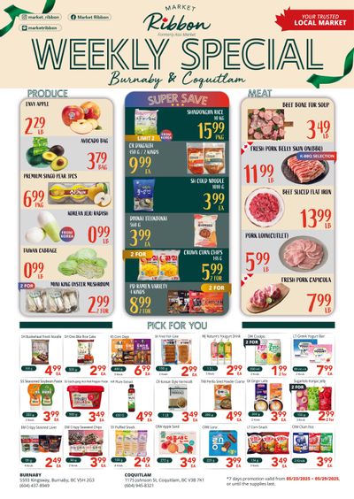 Market Ribbon Flyer May 23 to 29
