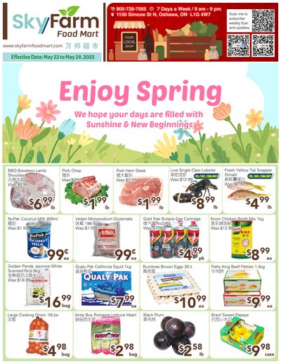 SkyFarm Food Mart Flyer May 23 to 29