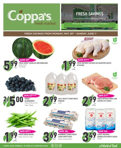 Coppa's Fresh Market Flyer May 26 to June 1
