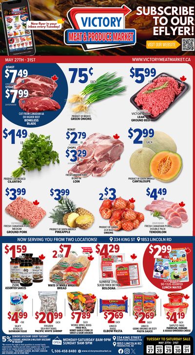 Victory Meat Market Flyer May 27 to 31 Victory Meat Market Flyer May 27 to 31