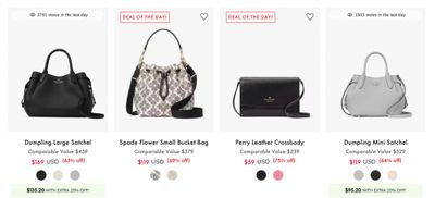 Kate Spade & Kate Spade Outlet: up to 70% off + Extra 20% off + $100 off When You Spend $350 Kate Spade & Kate Spade Outlet: up to 70% off + Extra 20% off + $100 off When You Spend $350
