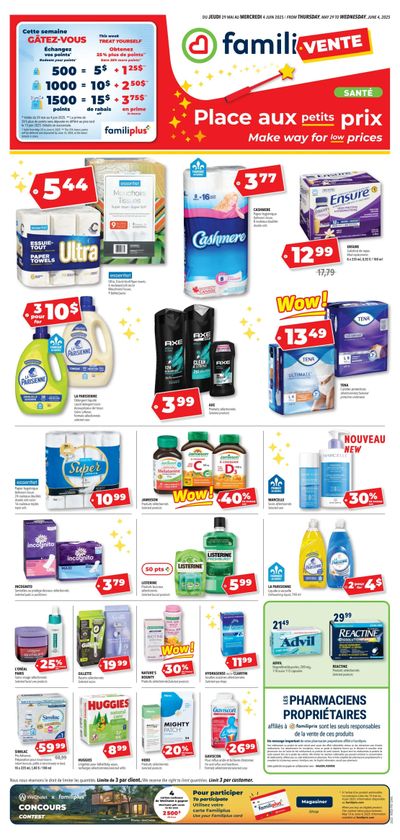 Familiprix Sante Flyer May 29 to June 4