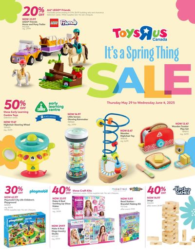Toys R Us Flyer May 29 to June 4