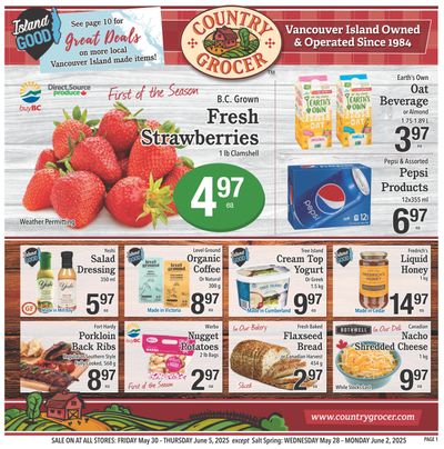 Country Grocer Flyer May 30 to June 5 Country Grocer Flyer May 30 to June 5