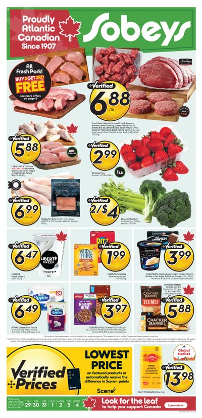 Sobeys (Atlantic) Flyer May 29 to June 4