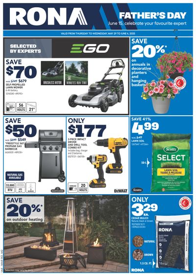 Rona & Rona+ (Atlantic) Flyer May 29 to June 4 Rona & Rona+ (Atlantic) Flyer May 29 to June 4