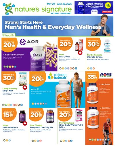 Nature's Signature Flyer May 29 to June 25