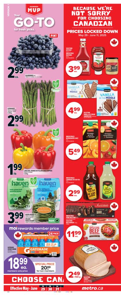Metro (ON) Flyer May 29 to June 4