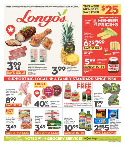 Longo's (Kitchener, Ancaster) Flyer May 29 to June 4
