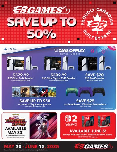 GameStop Flyer May 30 to June 15