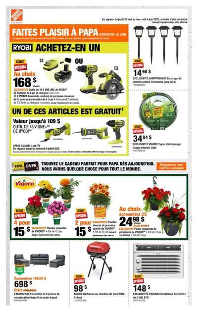 Home Depot (QC) Flyer May 29 to June 4