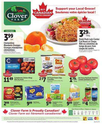 Clover Farm (Atlantic) Flyer May 29 to June 4