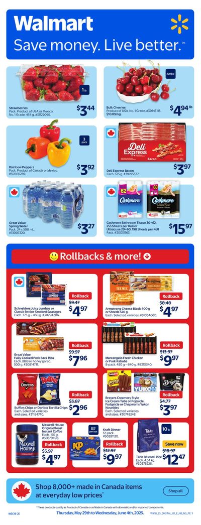 Walmart (Atlantic) Flyer May 29 to June 4
