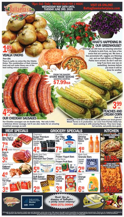 Battaglia's Marketplace Flyer May 28 to June 3 Battaglia's Marketplace Flyer May 28 to June 3