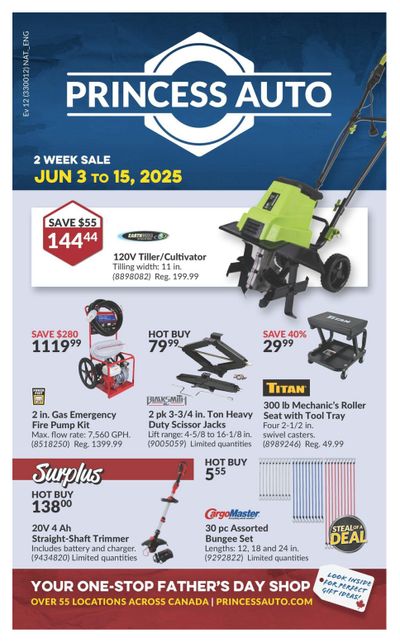 Princess Auto Flyer June 3 to 15