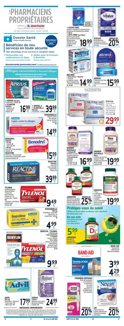 Jean Coutu (QC) Flyer June 18 to 24