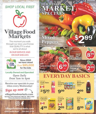 Village Food Markets Flyer May 28 to June 3 Village Food Markets Flyer May 28 to June 3