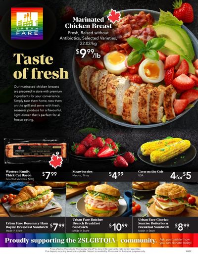 Urban Fare Flyer May 29 to June 4 Urban Fare Flyer May 29 to June 4