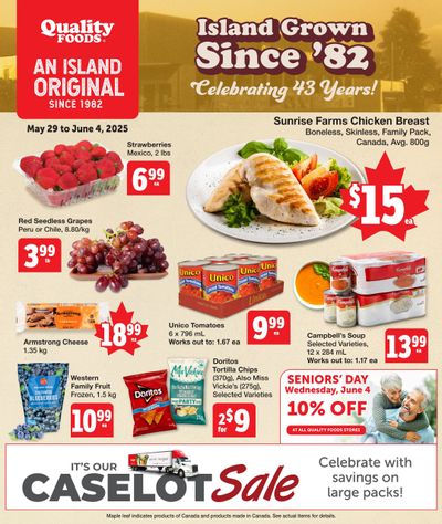 Quality Foods Flyer May 29 to June 4 Quality Foods Flyer May 29 to June 4