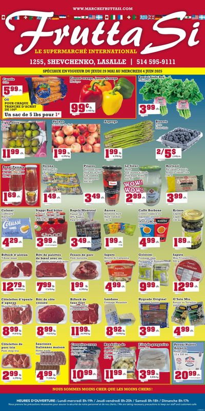 Frutta Si Flyer May 29 to June 4 Frutta Si Flyer May 29 to June 4