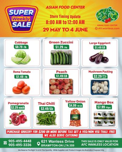 Asian Food Centre (Wanless Dr.) Flyer May 29 to June 4 Asian Food Centre (Wanless Dr.) Flyer May 29 to June 4