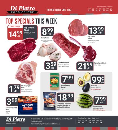 Di Pietro Food Centre Flyer May 29 to June 4 Di Pietro Food Centre Flyer May 29 to June 4