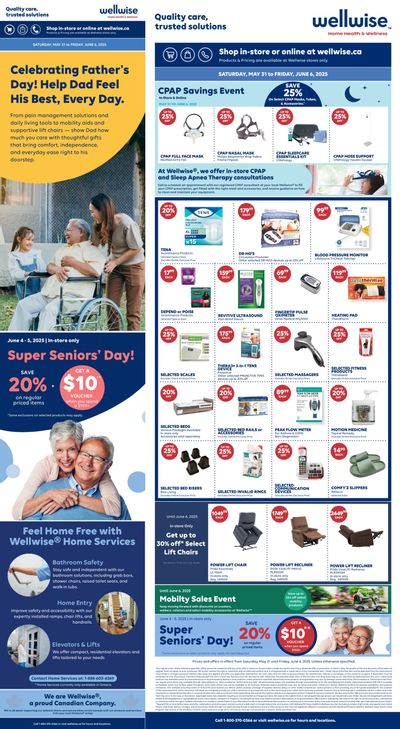 Wellwise By Shoppers Flyer May 31 to June 6