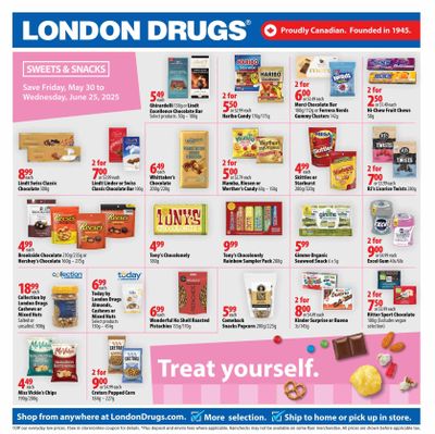 London Drugs Sweets & Snacks Flyer May 30 to June 25 London Drugs Sweets & Snacks Flyer May 30 to June 25