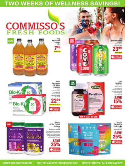 Commisso's Fresh Foods Wellness Flyer May 30 to June 12