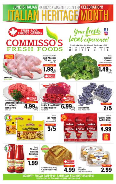 Commisso's Fresh Foods Flyer May 30 to June 5