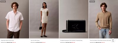 Calvin Klein Canada: 50% off Sitewide + Sale up to 70% off + Extra 20% off $100 Calvin Klein Canada: 50% off Sitewide + Sale up to 70% off + Extra 20% off $100