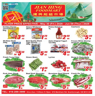 Jian Hing Foodmart (Scarborough) Flyer May 30 to June 5