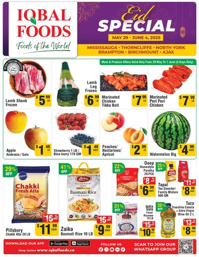 Iqbal Foods Flyer May 29 to June 4 Iqbal Foods Flyer May 29 to June 4