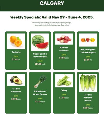 H&W Produce Flyer May 29 to June 4 H&W Produce Flyer May 29 to June 4