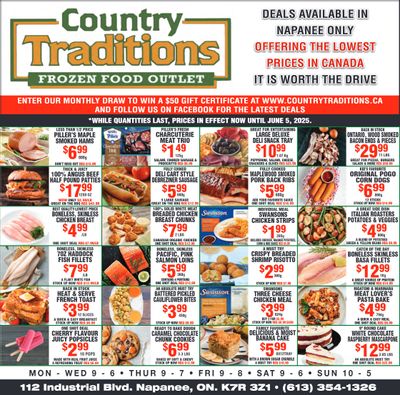 Country Traditions Flyer May 29 to June 5