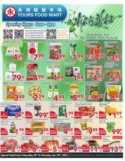 Yours Food Mart Flyer May 30 to June 5 Yours Food Mart Flyer May 30 to June 5