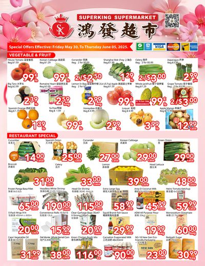 Superking Supermarket (North York) Flyer May 30 to June 5