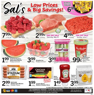 Sal's Grocery Flyer May 30 to June 5 Sal's Grocery Flyer May 30 to June 5