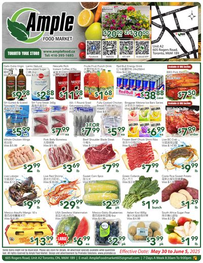 Ample Food Market (North York) Flyer May 30 to June 5