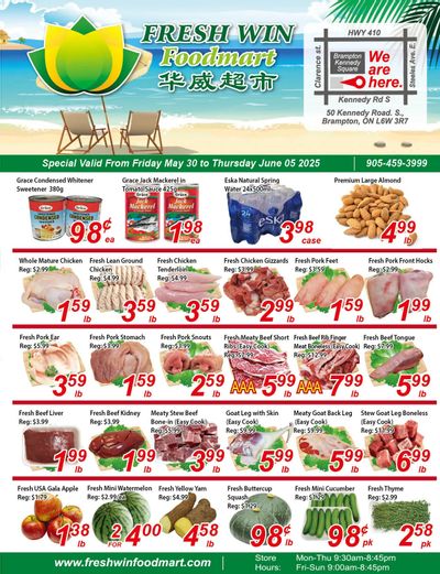 Fresh Win Foodmart Flyer May 30 to June 5 Fresh Win Foodmart Flyer May 30 to June 5