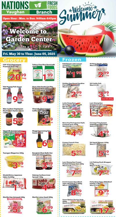 Nations Fresh Foods (Vaughan) Flyer May 30 to June 5 Nations Fresh Foods (Vaughan) Flyer May 30 to June 5