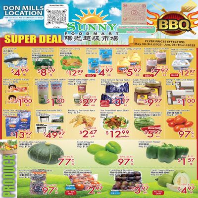 Sunny Foodmart (Don Mills) Flyer May 30 to June 5