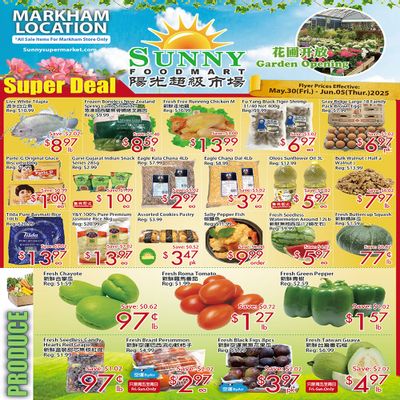 Sunny Foodmart (Markham) Flyer May 30 to June 5