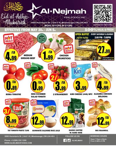 Alnejmah Fine Foods Inc. Flyer May 30 to June 5 Alnejmah Fine Foods Inc. Flyer May 30 to June 5