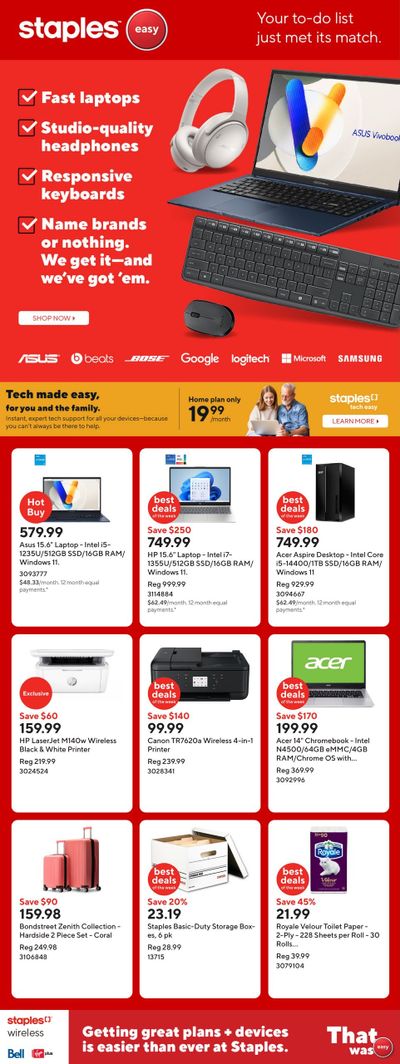 Staples Flyer May 30 to June 5 Staples Flyer May 30 to June 5