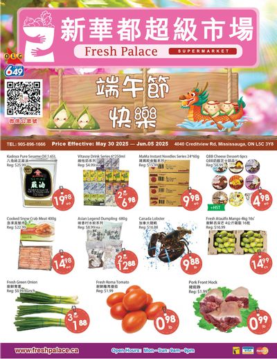 Fresh Palace Supermarket Flyer May 30 to June 5 Fresh Palace Supermarket Flyer May 30 to June 5