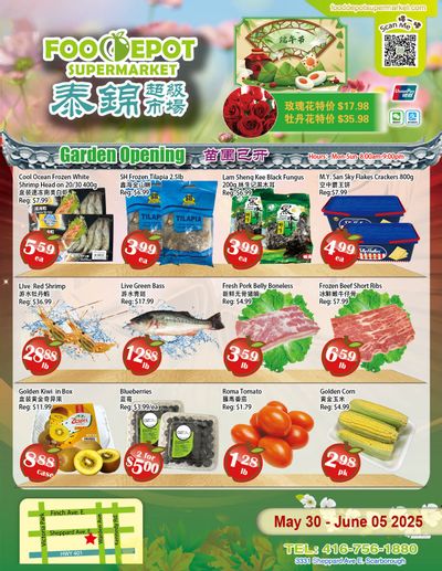Food Depot Supermarket Flyer May 30 to June 5 Food Depot Supermarket Flyer May 30 to June 5
